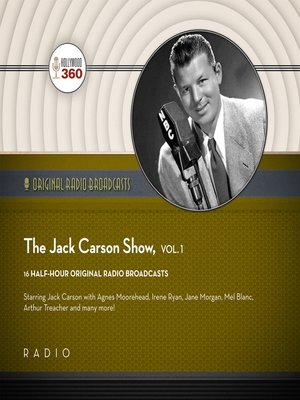 cover image of The Jack Carson Show, Volume 1